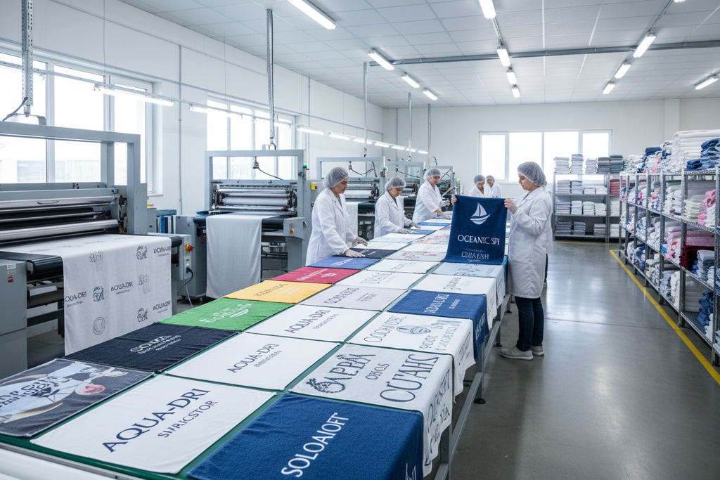 Baskılı Havlu İmalatı - Üretim Görseli