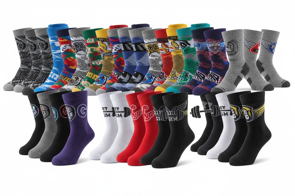 Baskılı Havlu Çorap - Çeşit Görseli