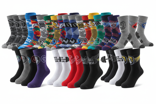 Baskılı Havlu Çorap - Çeşit Görseli