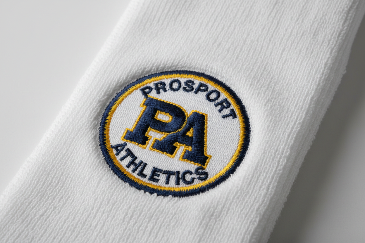 Baskılı Havlu Çorap - Logo Detayı