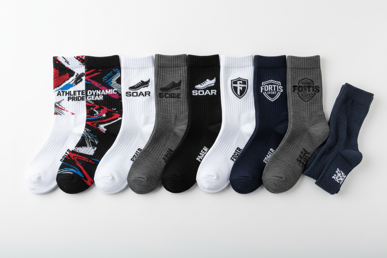 Baskılı Havlu Çorap - Ürün Görseli