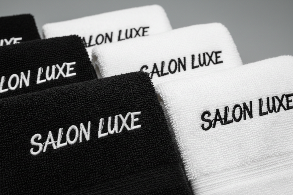 Baskılı Kuaför Havlusu Detay