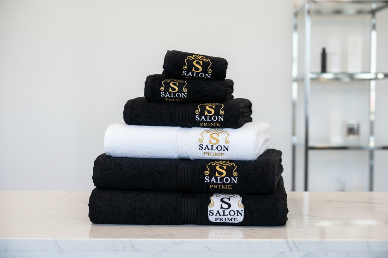 Baskılı Kuaför Havlusu Seti