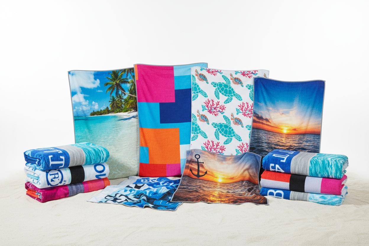 Dijital Baskılı Plaj Havlusu