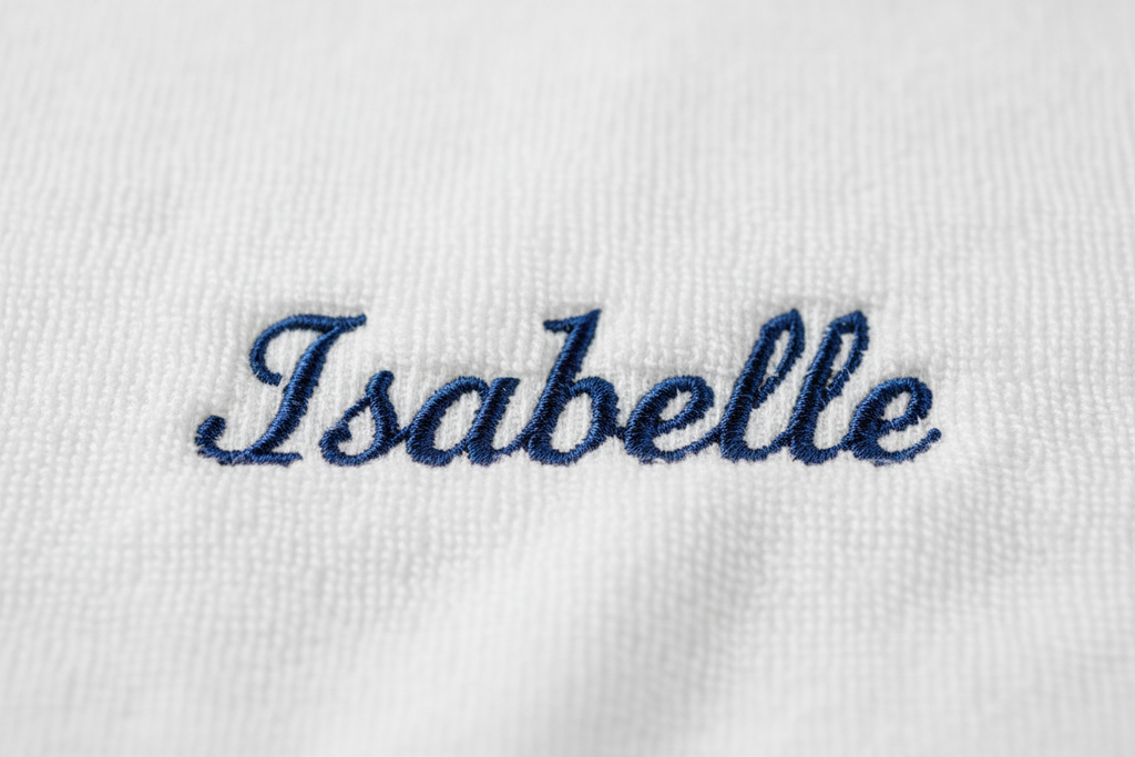 İsim Baskılı Havlu - Nakış Detayı