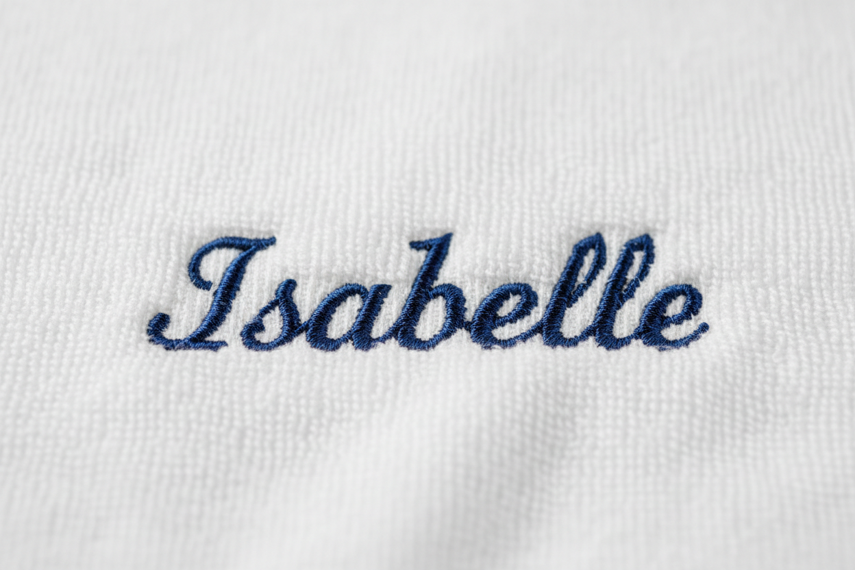 İsim Baskılı Havlu - Nakış Detayı