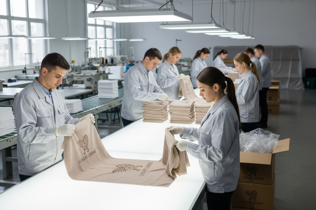 Kalite kontrol süreci - havlu imalatı