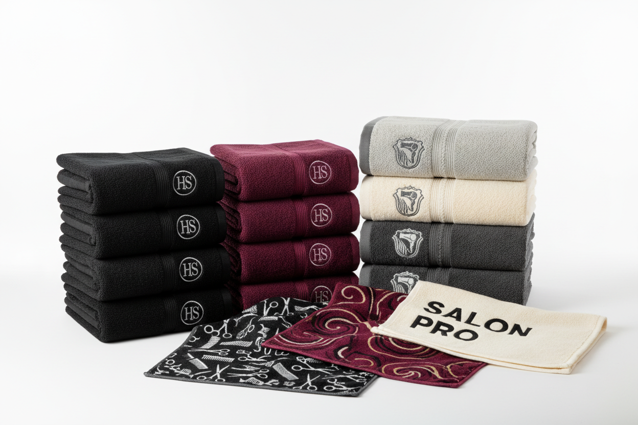 Logo Baskılı Kuaför Havlusu