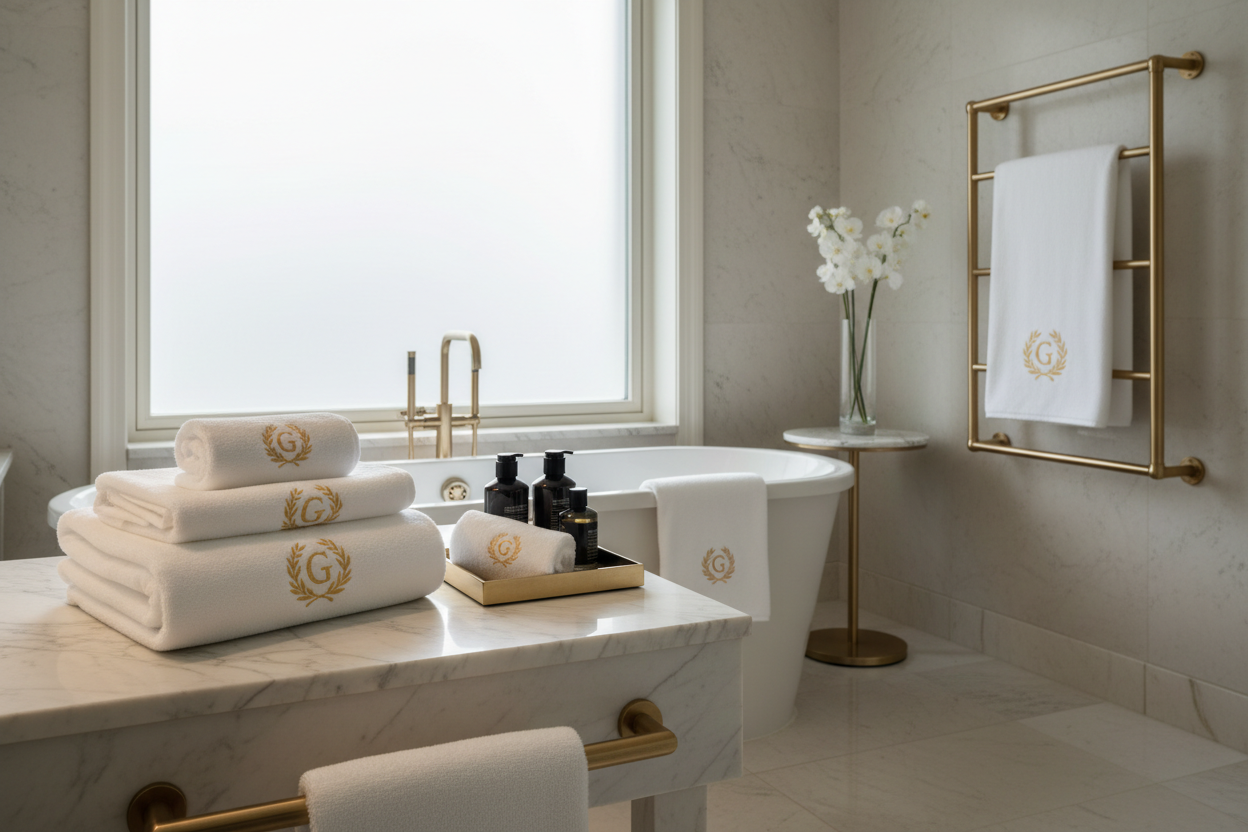 Logolu Havlu - Kullanım Görseli