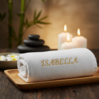 Spa ortamında zarif sunum