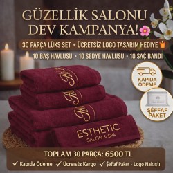 Logolu Havlu Setleri | %100 Pamuk | Aynı Gün Üretim