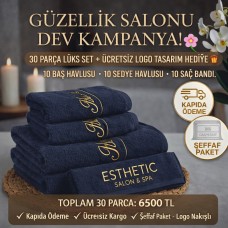 Logolu Havlu Setleri | %100 Pamuk | Aynı Gün Üretim