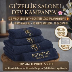 Logolu Havlu Setleri | %100 Pamuk | Aynı Gün Üretim