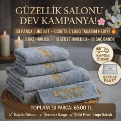 Logolu Havlu Setleri | %100 Pamuk | Aynı Gün Üretim